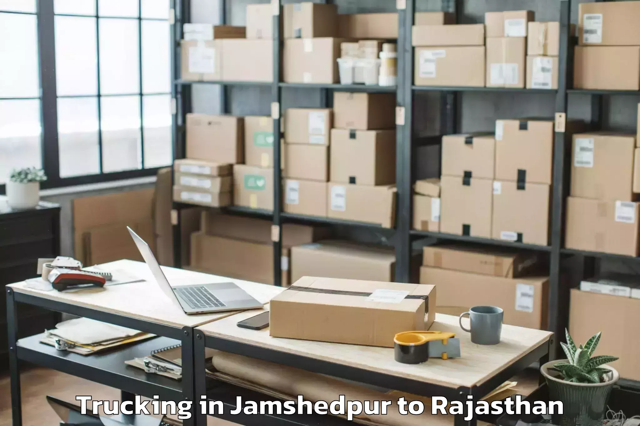 Affordable Jamshedpur to Hindaun Trucking